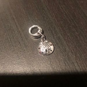 Sand Dollar Fossil Charm